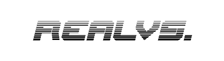Gearhead Scanlines Italic  Free Fonts Download