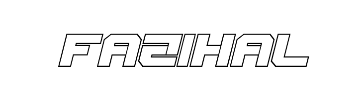 Gearhead Outline Italic  Free Fonts Download