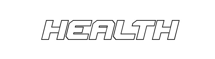 Gearhead Outline Italic  Free Fonts Download
