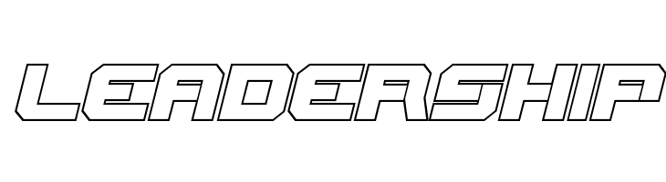 Gearhead Outline Italic  Free Fonts Download