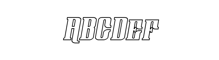 Gentleman Caller Outline Italic  Free Fonts Download