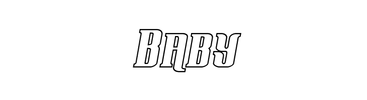 Gentleman Caller Outline Italic  Free Fonts Download