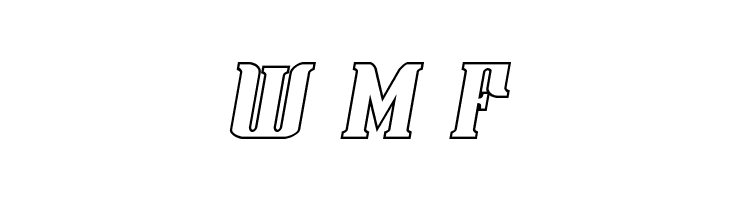 Gentleman Caller Outline Italic  Free Fonts Download