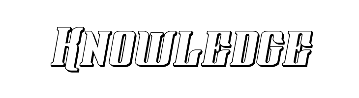 Gentleman Caller 3D Italic  Free Fonts Download