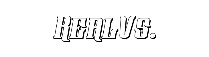 Gentleman Caller 3D Italic  Free Fonts Download