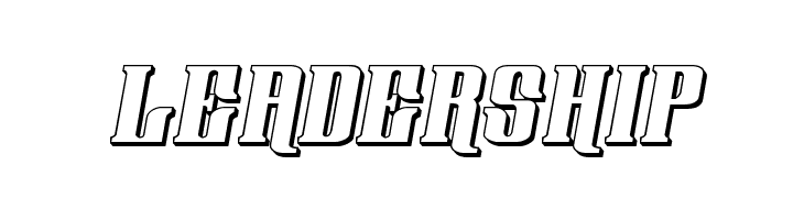 Gentleman Caller 3D Italic  Free Fonts Download