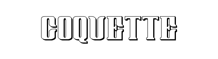 Gentleman Caller 3D  Free Fonts Download