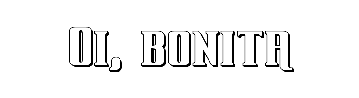 Gentleman Caller 3D  Free Fonts Download