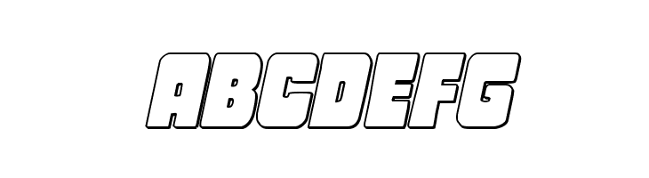 Opus Mundi 3D Italic  Free Fonts Download