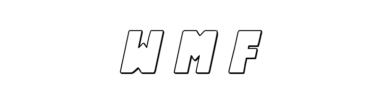 Opus Mundi 3D Italic  Free Fonts Download