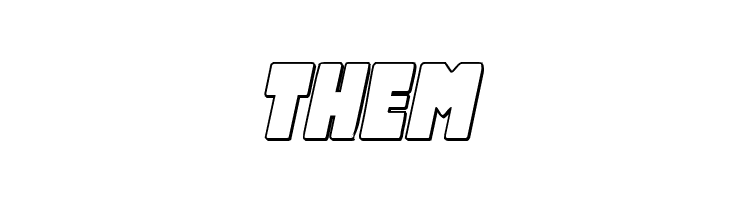 Opus Mundi 3D Italic  Free Fonts Download