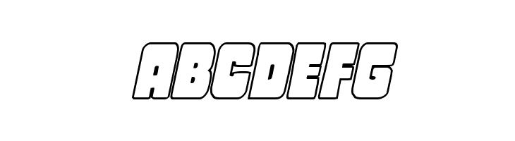 Opus Mundi Outline Italic  Free Fonts Download