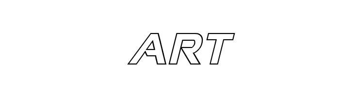 Singapore Sling Outline Italic  Free Fonts Download