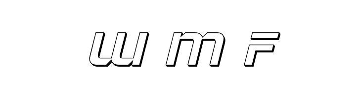 Singapore Sling 3D Italic  Free Fonts Download