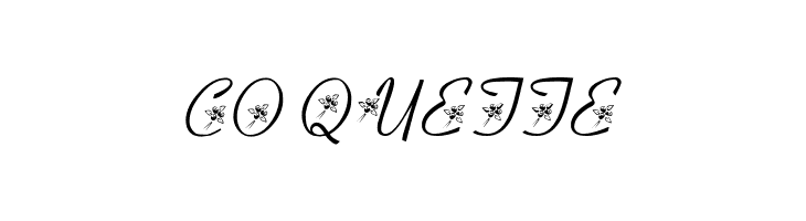 KR Three Roses  Free Fonts Download