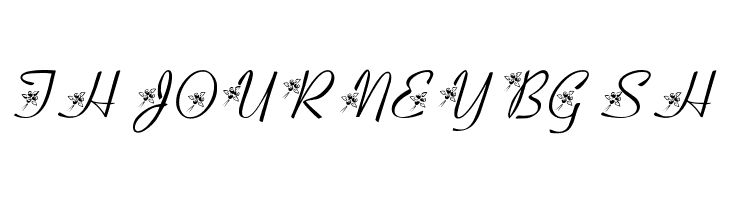KR Three Roses  Free Fonts Download