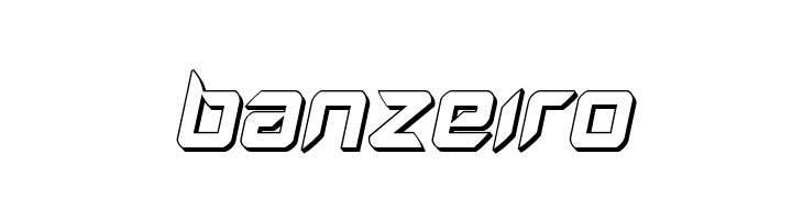 Hollow Point 3D Italic  Free Fonts Download