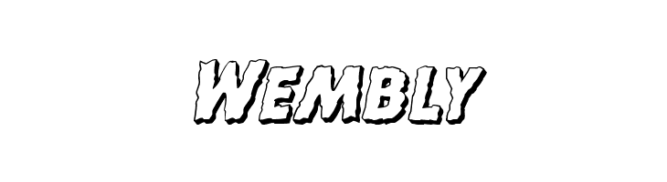 Horroween 3D Italic  Free Fonts Download