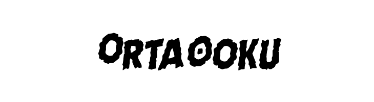 Horroween Staggered Rotalic  Free Fonts Download