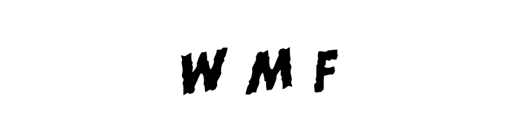 Horroween Staggered Rotalic  Free Fonts Download