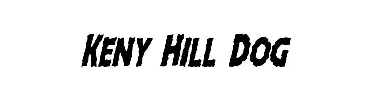 Horroween Condensed Italic  Free Fonts Download