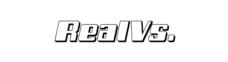 Galactic Storm 3D Italic  Free Fonts Download