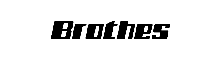 Brothes Galactic Storm Italic Font