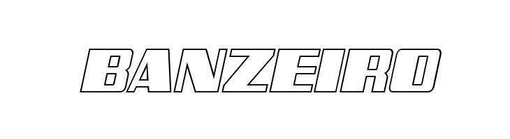 Galactic Storm Outline Italic  Free Fonts Download