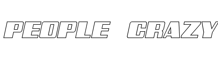 Galactic Storm Outline Italic  Free Fonts Download