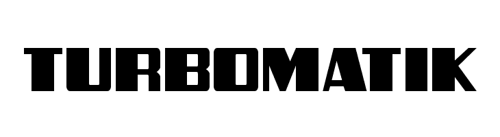 TURBOMATIK Galactic Storm Font
