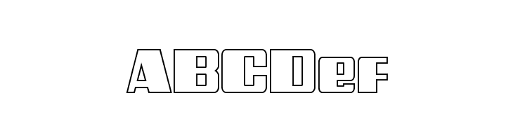 Galactic Storm Outline  Free Fonts Download