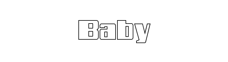 Galactic Storm Outline  Free Fonts Download