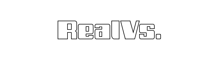 Galactic Storm Outline  Free Fonts Download