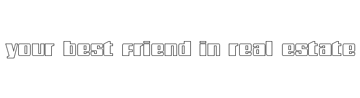 Galactic Storm Outline  Free Fonts Download