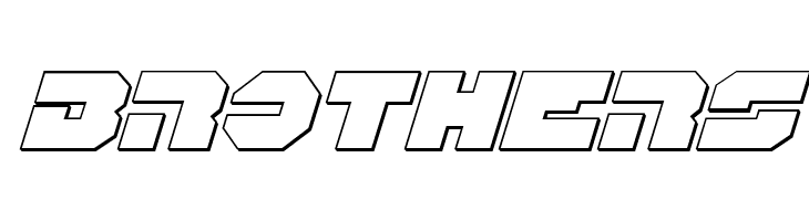 Trigger Man 3D Italic  Free Fonts Download