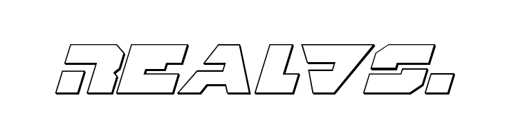 Trigger Man 3D Italic  Free Fonts Download