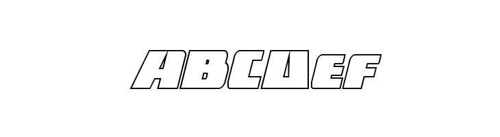 Dark Alliance Outline Italic  Free Fonts Download