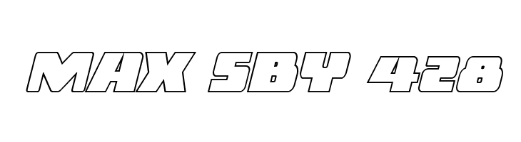 Dark Alliance Outline Italic  Free Fonts Download