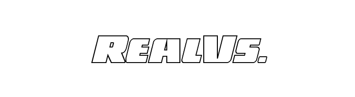 Dark Alliance Outline Italic  Free Fonts Download