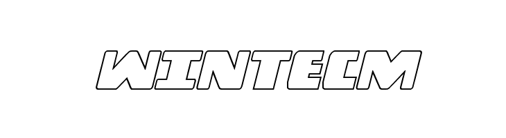 Dark Alliance Outline Italic  Free Fonts Download