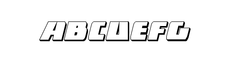 Dark Alliance 3D Italic  Free Fonts Download