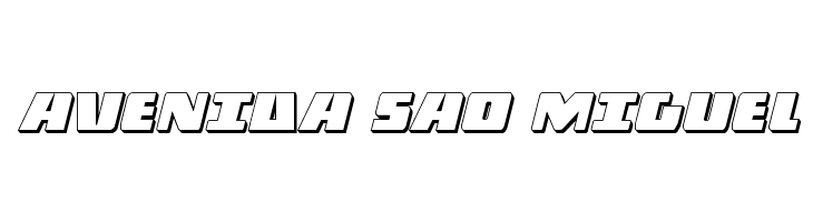 Dark Alliance 3D Italic  Free Fonts Download