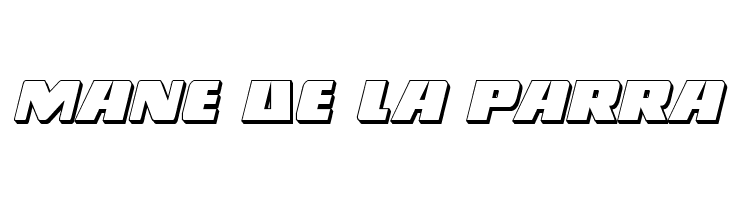 Dark Alliance 3D Italic  Free Fonts Download