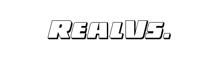 Dark Alliance 3D Italic  Free Fonts Download