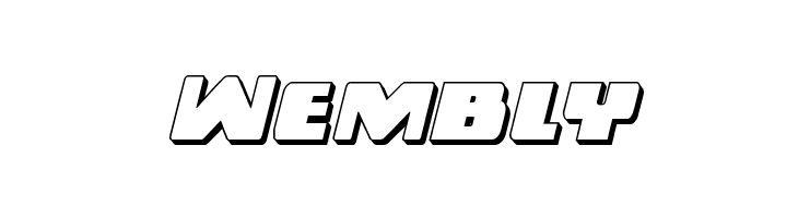 Dark Alliance 3D Italic  Free Fonts Download