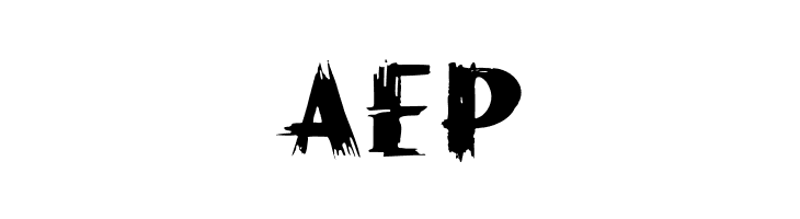 Paint Peel Initials  Free Fonts Download