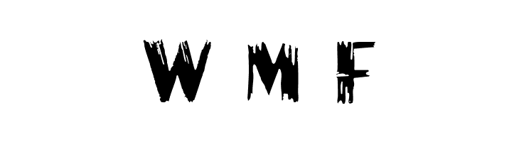 Paint Peel Initials  Free Fonts Download