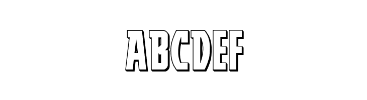 Prowler 3D Regular  Free Fonts Download