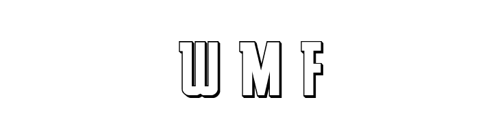 Prowler 3D Regular  Free Fonts Download