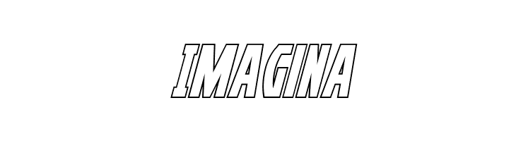 Prowler Outline Italic  Free Fonts Download